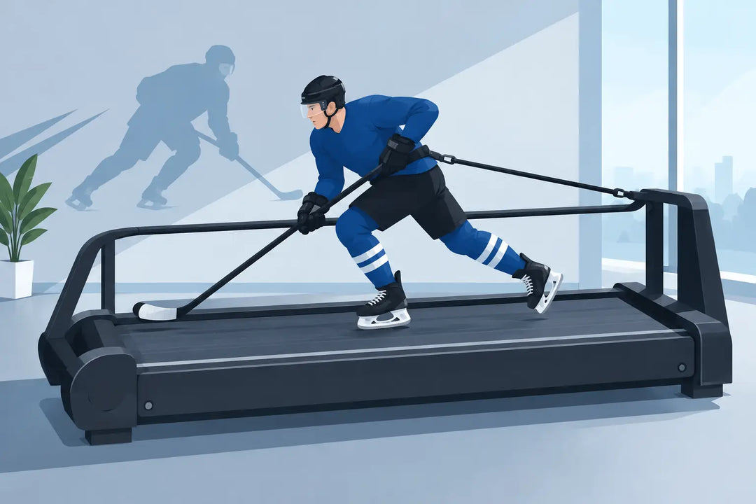Hockey Skating Treadmill for Better Strides