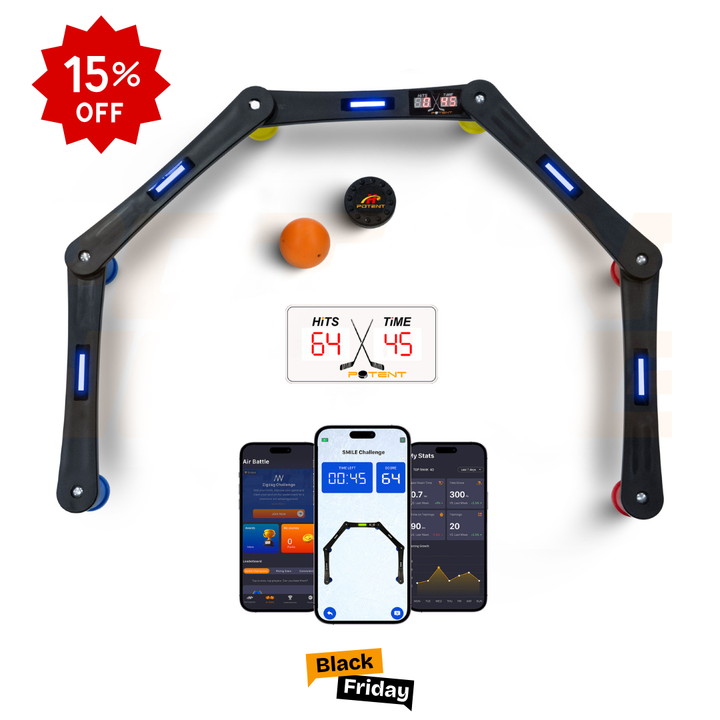 Potent Digital Stickhandling Trainer 2.0 w. App-Enabled Training