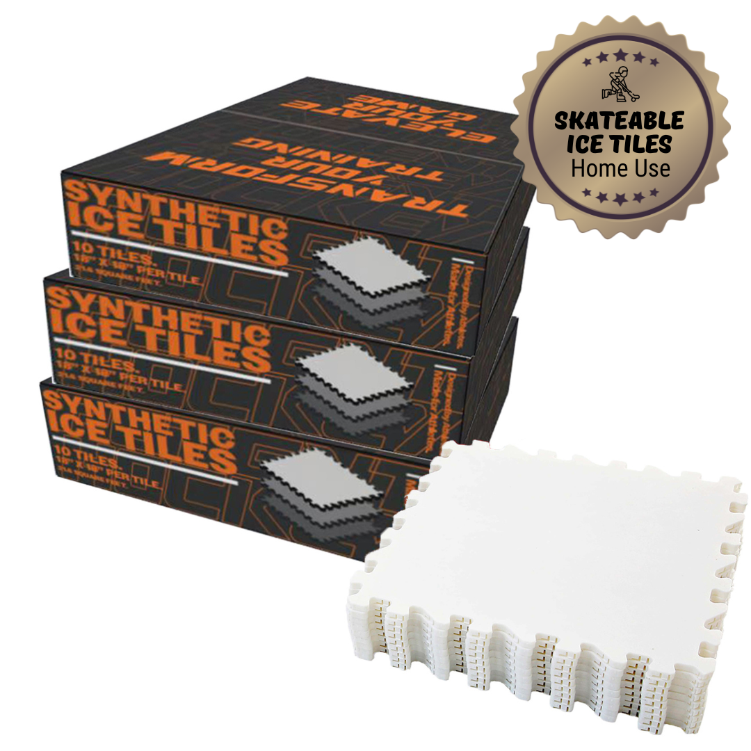 Tuiles de glace synthétiques skateables puissantes (paquet de 10)