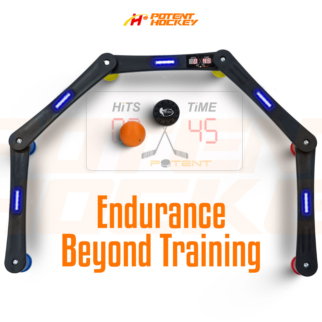 Heads Up Hockey Training Device Digital Stickhandling Trainer To