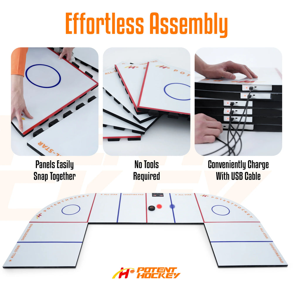 Ultimater Dangler 270° U-shaped six-pad training layout