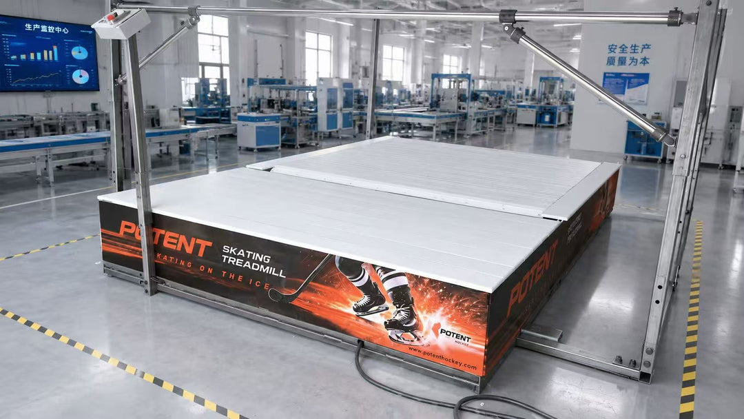 Potent Ice Skating Treadmill