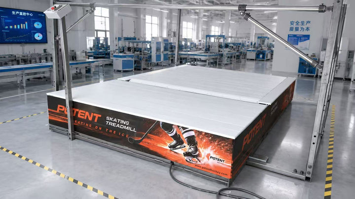 Potent Ice Skating Treadmill