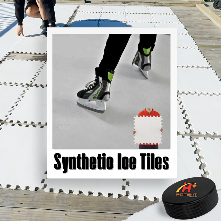 Tuiles de glace synthétiques skateables puissantes (paquet de 10)