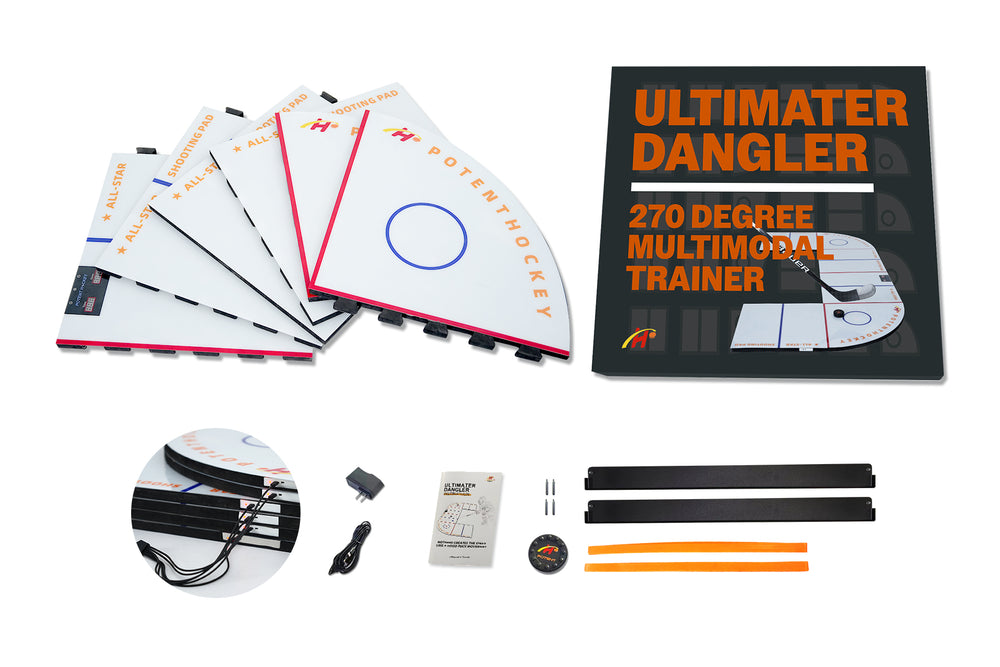 Ultimater Dangler 270° package contents laid out