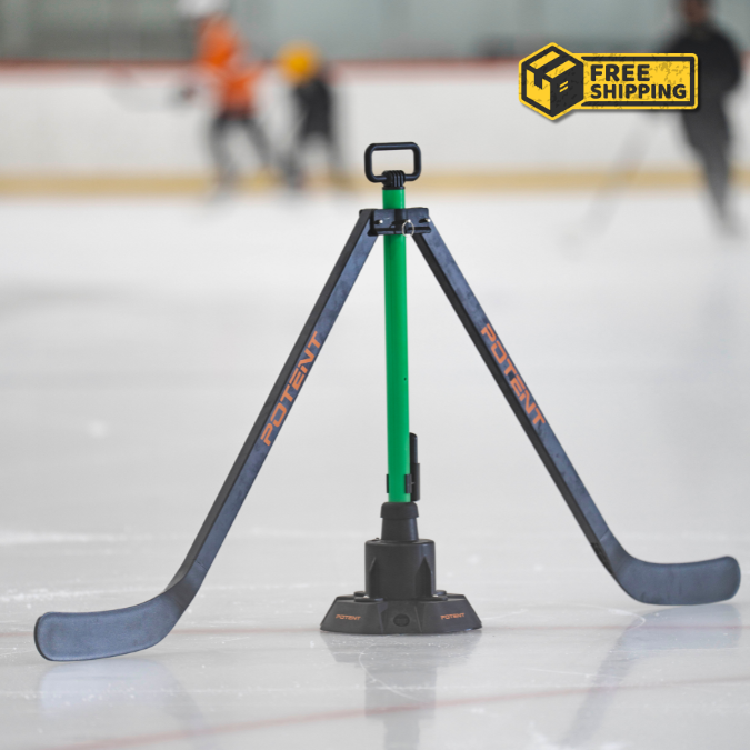 Spin Defender App-Controlled Hockey Trainer