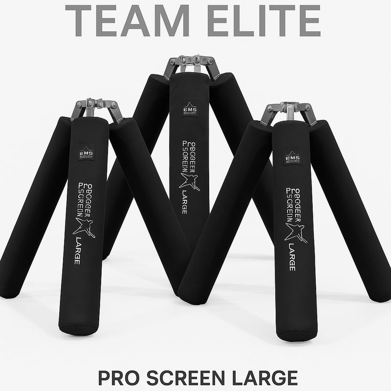 Team Elite Pro Screen setup for coaches teams and hockey training facilities